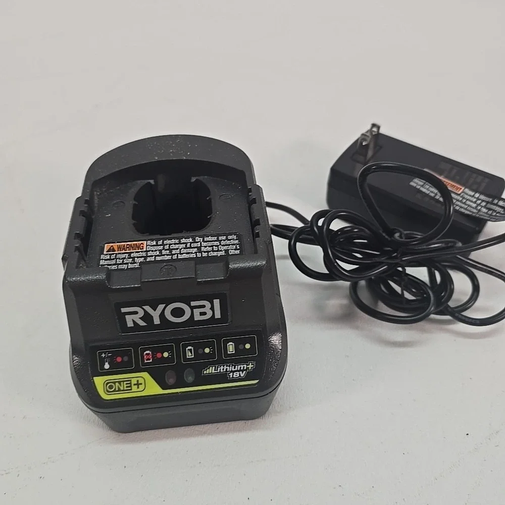 (2) NEW Genuine RYOBI P118B Lithium Ion 18 Volt 18V Compact‎ Battery Chargers